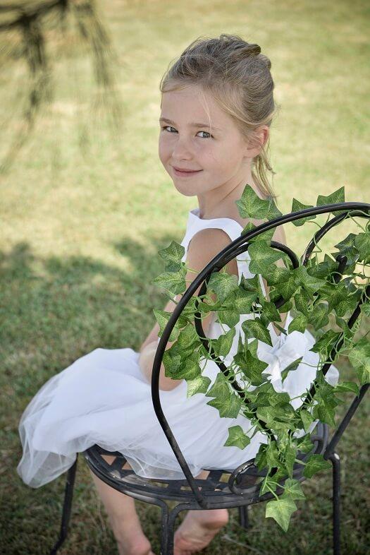 Decoration mariage avec lierre vert