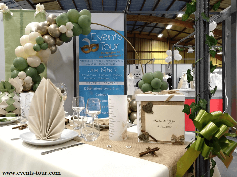 Decoration mariage champetre nature fagot de bois