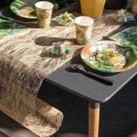 Decoration naturel avec chemin de table abaca