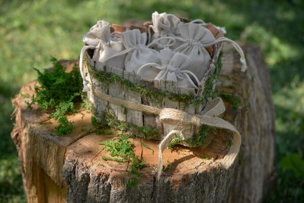 Decoration printanniere en jute