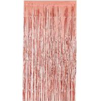 Decoration rideau de porte rose gold metallise