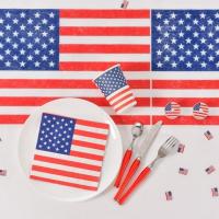 Decoration serviette de table usa