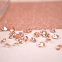 Decoration strass diamant rose gold