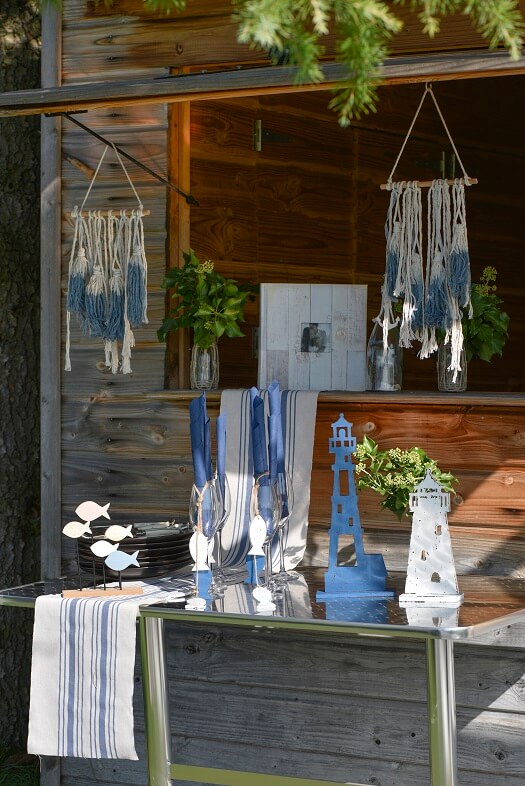 Decoration trditionnelle bleu