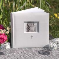 Decoration urne cage avec livre d or photo mariage