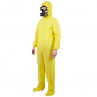 Deguisement adulte danger agent biologique jaune taille s m