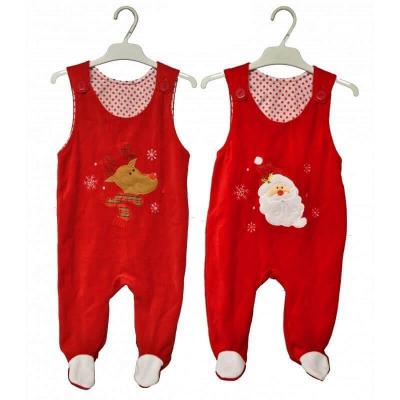 Déguisement de Noël avec 1 grenouillère Velours de 6 à 9 mois pour bébé REF/NE77277 Modèle aléatoire