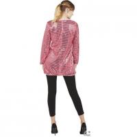 Deguisement tunique rose disco annee 80 taille lxl