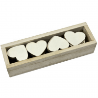 Dek0016 boite avec coeur en bois