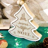 Dek0182 decoration joyeux noel sapin verticale bois