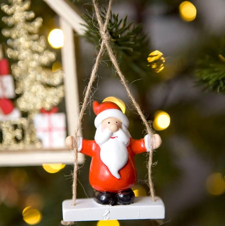 Accessoires de décoration d'arbre de Noël pour enfants, père Noël,  extérieur, fenêtre, cadeaux de nouvel