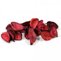 Dek0732 decoration naturelle petale sepales de coton rouge