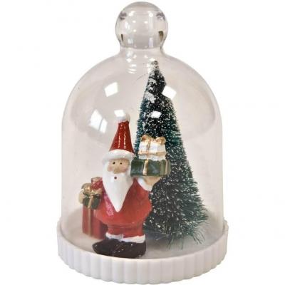 Dek0810 decorations cloche pere noel cadeaux sapin