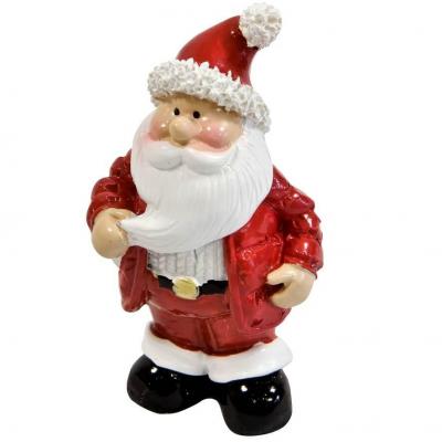 Dek085 decoration figurine resine pere noel