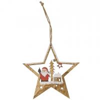 Dek0869 decoration suspension etoile de noel