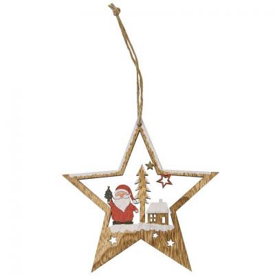 Dek0869 decoration de noel suspension etoile
