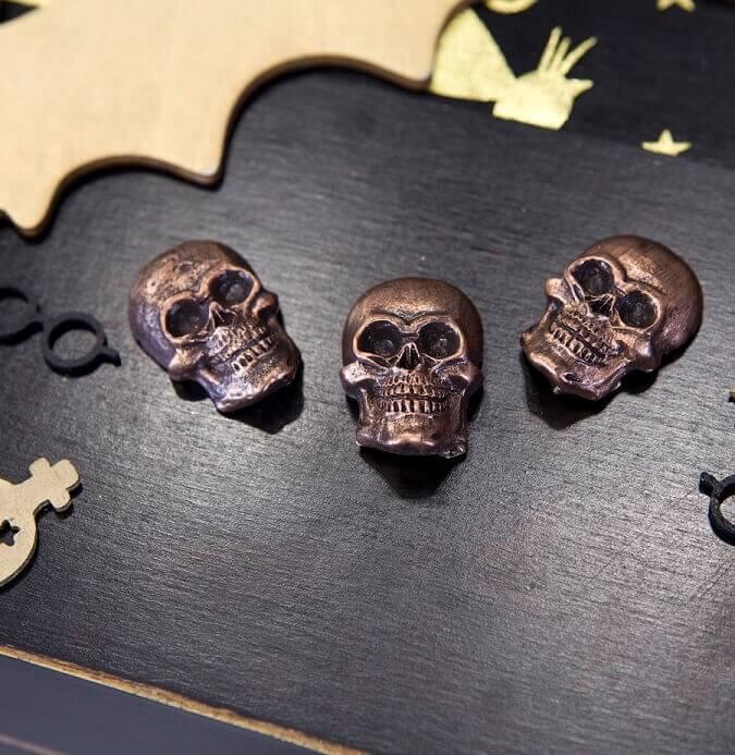 Dek0911 decoration fete halloween crane plat en resine