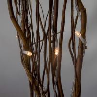 Del0007 decoration fagot de bois lumineux led