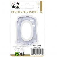 Dentier blanc de vampire