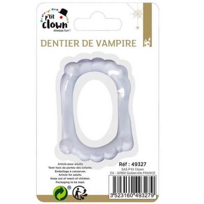 Dentier blanc vampire