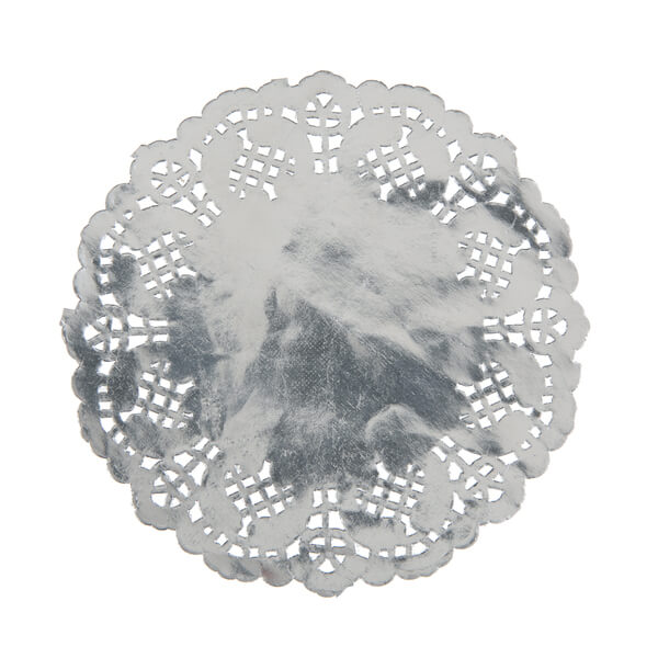 Dessous de verre argent