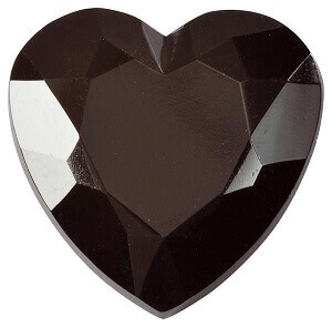 Diamant coeur noir