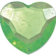 Diamant coeur vert (x12) REF/3349