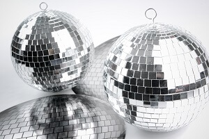 Disco et boule à facettes