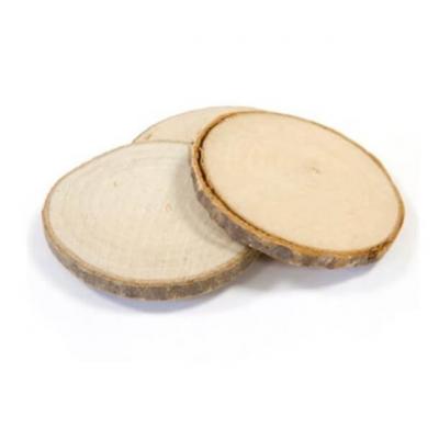 Disque en bois naturel