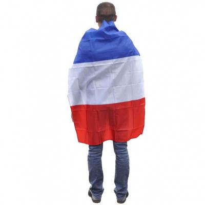 Cape Fan drapeau tricolore France bleu, blanc et rouge 75 x 110cm (x1) REF/D17249