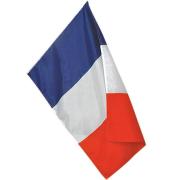 1 Drapeau France de 60cm x 90cm en tricolore : bleu, blanc et rouge REF/29760