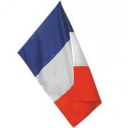 Grand drapeau tricolore France de 90cm x 150cm (x1) REF/29700 (bleu, blanc et rouge)