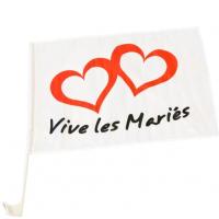 Drapeau mariage pour voiture