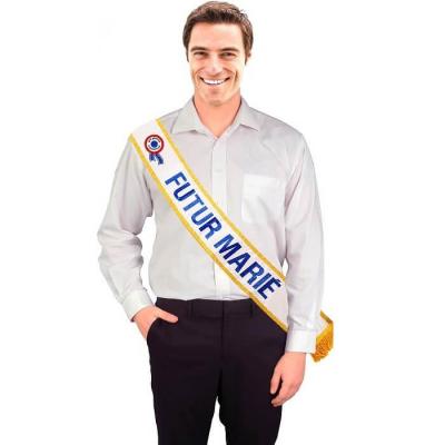 Echarpe enterrement vie de celibataire futur marie