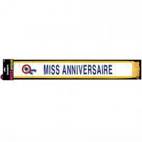 Echarpe et diademe miss anniversaire pour cadeau femme