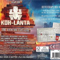 Escape game box jeu de societe koh lanta une aventure explosive