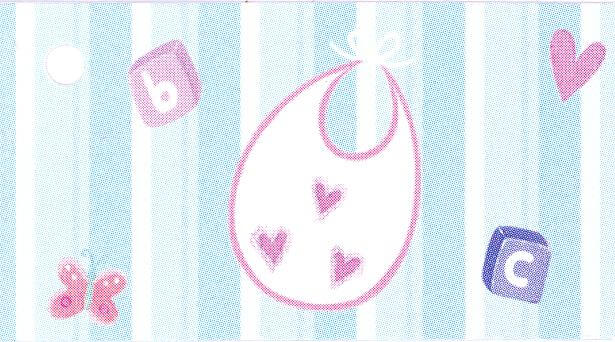 Etiquette bapteme bavoir garcon