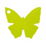 Étiquette papillon verte (x10) REF/2988