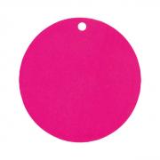 Marque-place rond rose fuchsia (x10) REF/3352