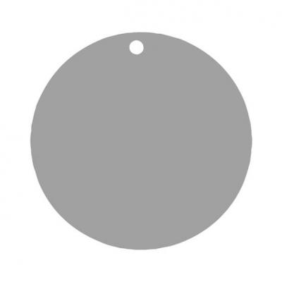 Marque-place rond gris (x10) REF/3352