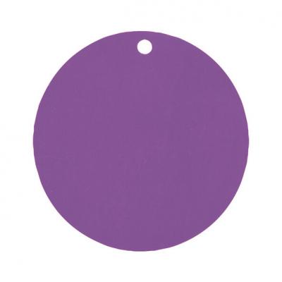 Étiquette ronde prune (x10) REF/3352