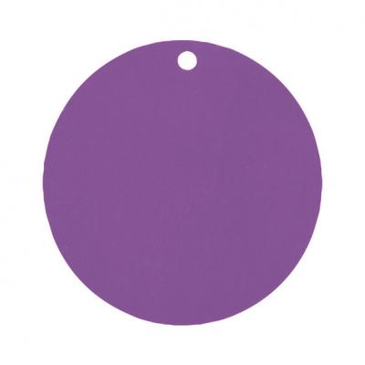 Etiquette ronde prune
