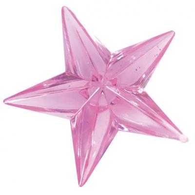 Décoration de table en étoile rose fuchsia (x21) REF/3392