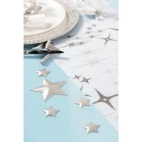 Etoile metallisee argent x6 ref 4380 1