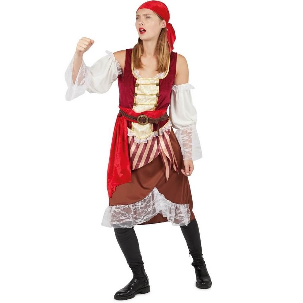 Ev 738 taille l xl magasin location deguisement nord pas de calais pirate femme adulte