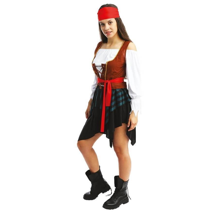 Ev 739 taille l xl magasin location deguisement nord pas de calais pirate femme adulte
