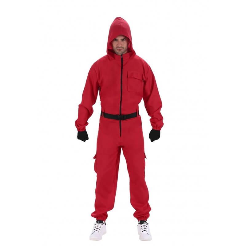 Ev 764 taille 164cm magasin location nord pas de calais deguisement squid game rouge