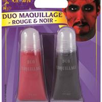 Fard a leau rouge et noir