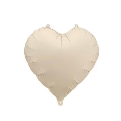 Fb9t 013 magasin pas de calais gonflage ballon aluminium helium coeur beige pastel matte