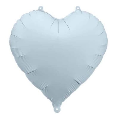 Fb9t 093 magasin pas de calais gonflage ballon aluminium helium coeur bleu pastel matte